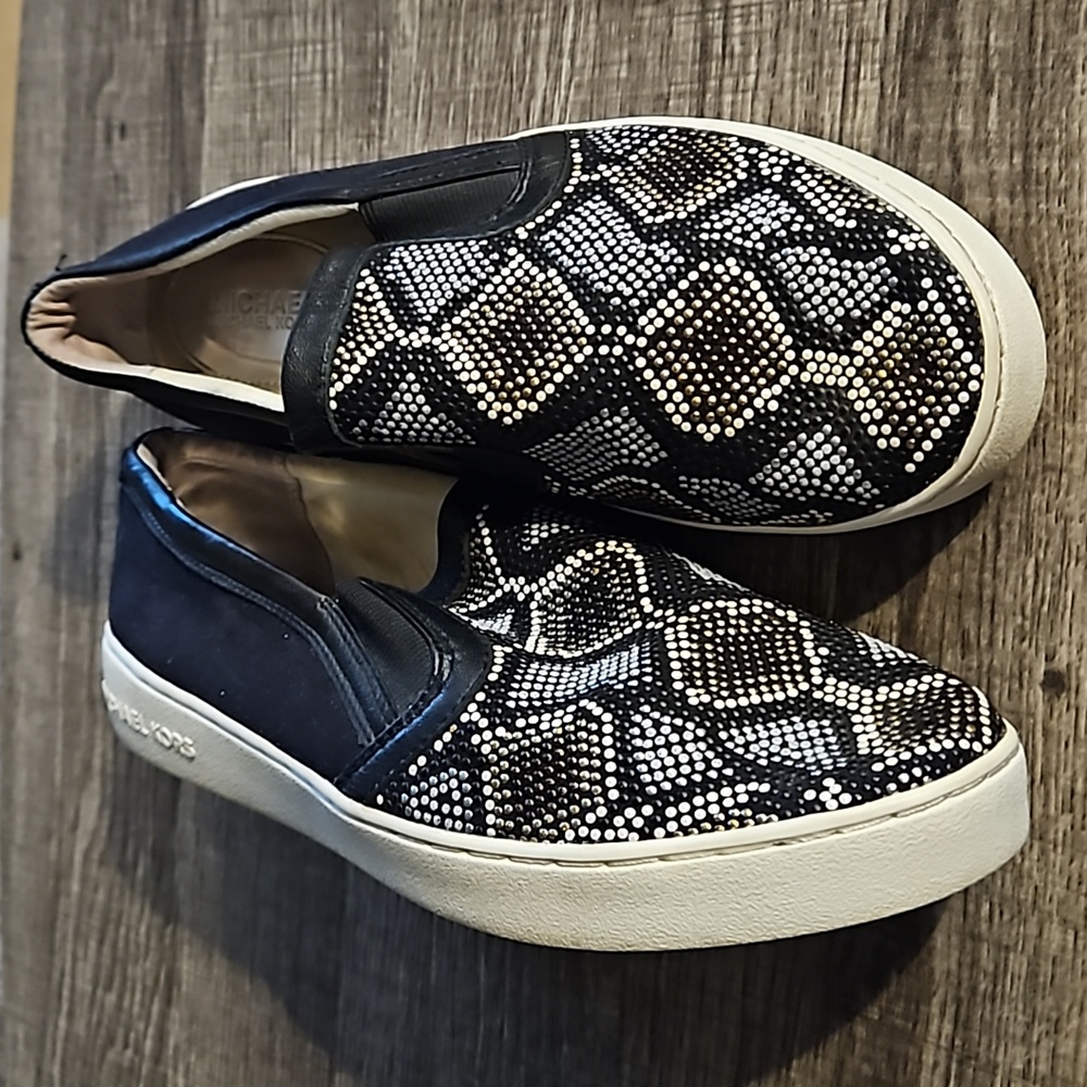 Michael Kors Leo slip-on beaded sneakers size 9/EUR 40